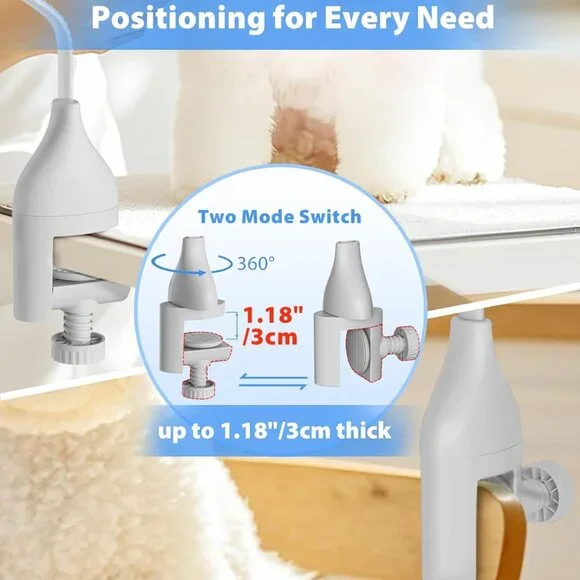 Pet Grooming Dog Hair Dryer Water Blowing Machine Neck Hanging Free Your Hands Grooming